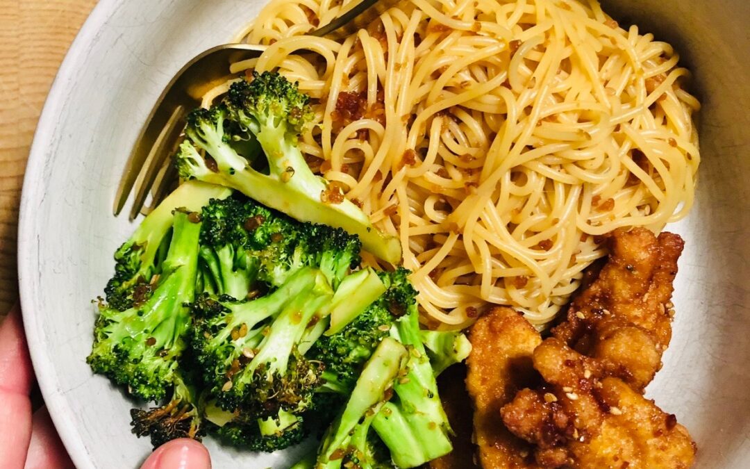 Freezer Friendly Sesame Chicken with Noodles