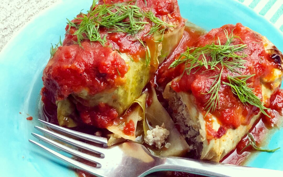 Polish Turkey & Quinoa Stuffed Cabbage Rolls