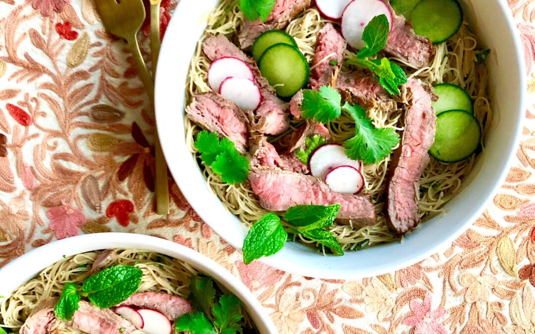 Thai Beef Noodle Bowls