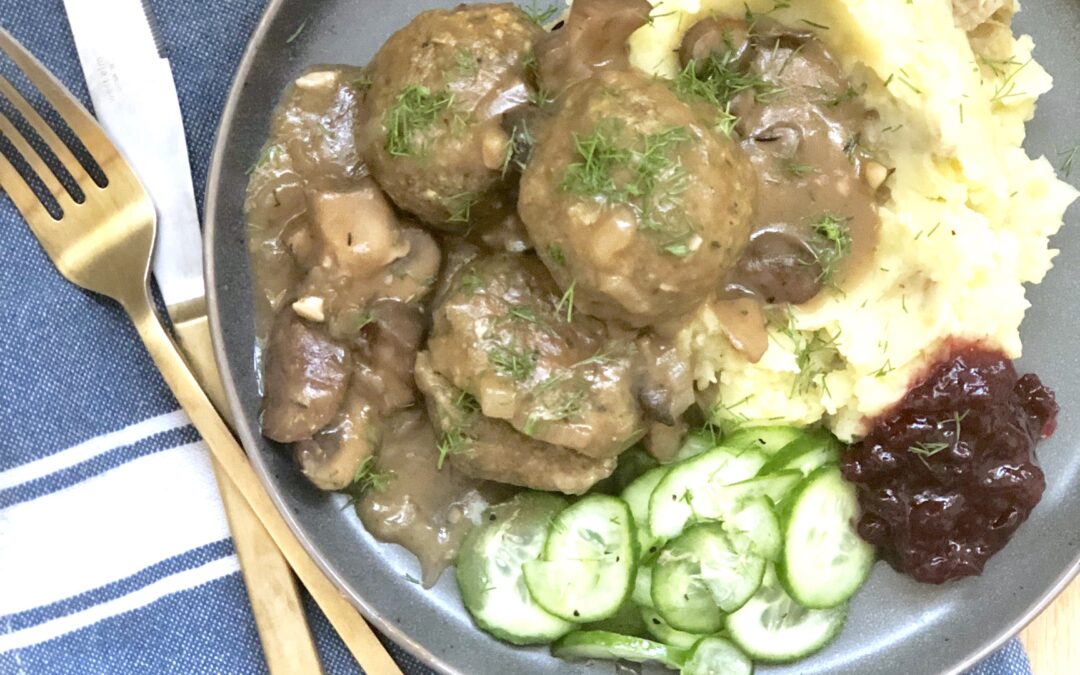 Vegetarian Swedish Meatballs