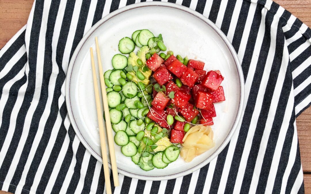 Watermelon Poke Bowls